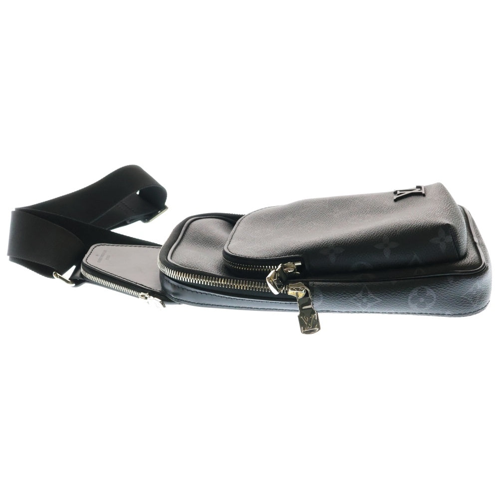 LOUIS VUITTON(ルイヴィトン) モノグラムエクリプス アヴェニュー PM スリングバッグ レザーボディバッグ ブラック M47137