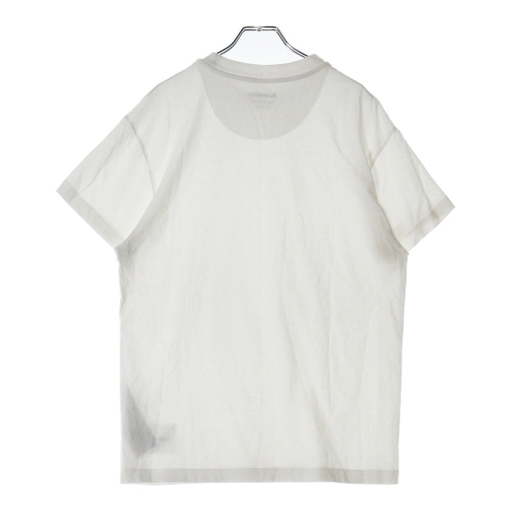 JIL SANDER(ジルサンダー) 25SS 裾ロゴパッチ ワッペン クルーネック 半袖Tシャツ カットソー ホワイト J47GC0001 J45048