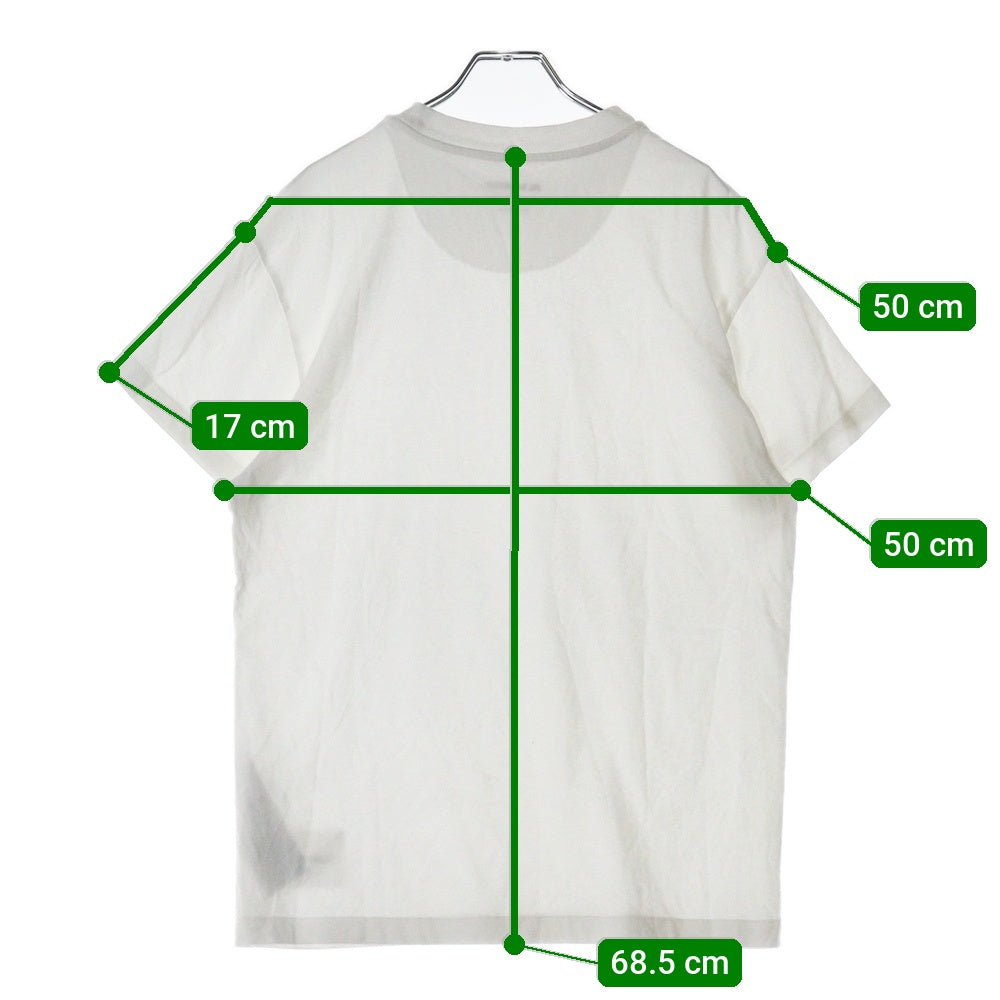 JIL SANDER(ジルサンダー) 25SS 裾ロゴパッチ ワッペン クルーネック 半袖Tシャツ カットソー ホワイト J47GC0001 J45048