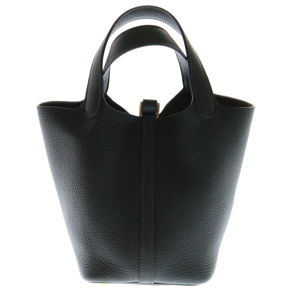 HERMES(エルメス) ピコタンロックPM エベーヌ トリヨンクレマンス ハンドバッグ U刻印 ゴールド金具