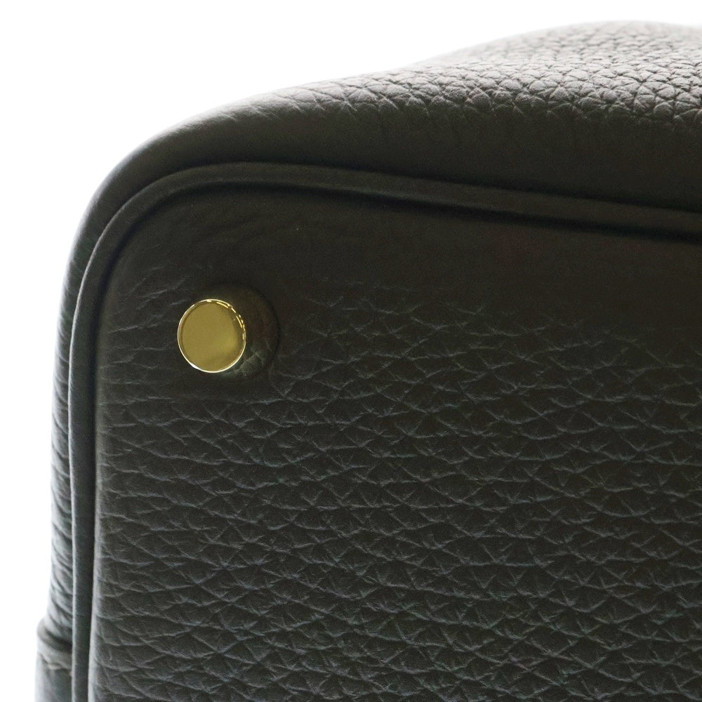 HERMES(エルメス) ピコタンロックPM エベーヌ トリヨンクレマンス ハンドバッグ U刻印 ゴールド金具