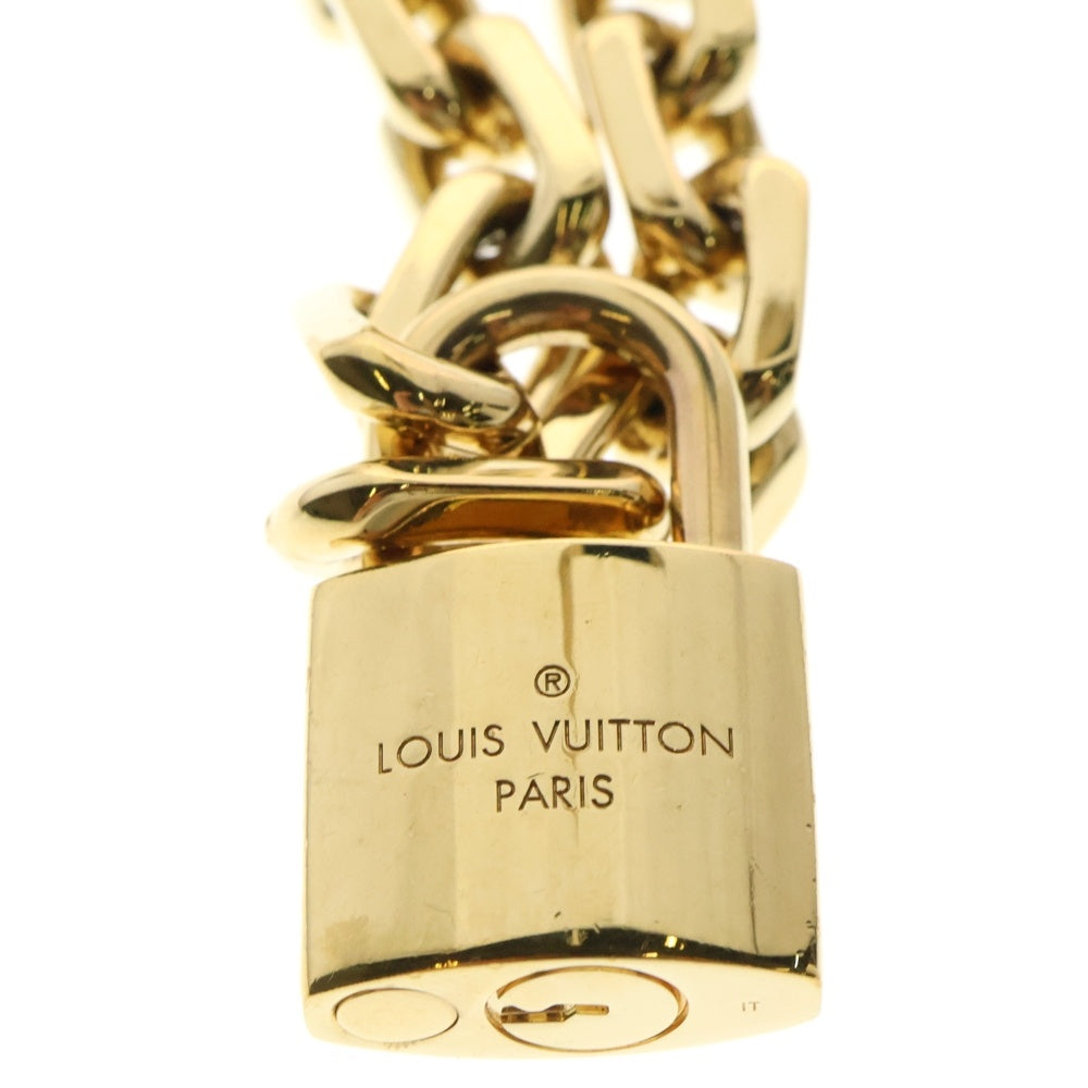 LOUIS VUITTON(ルイヴィトン) コリエ LV エッジ カデナ ネックレス ペンダント チェーン ゴールド GP MP2993