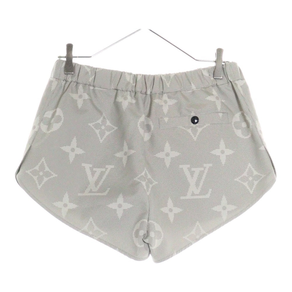 LOUIS VUITTON(ルイヴィトン) モノグラム総柄プリント ポリエステル ショート ハーフパンツ ショーツ グレー/ブラック レディース RW231W RX1 F0PA29