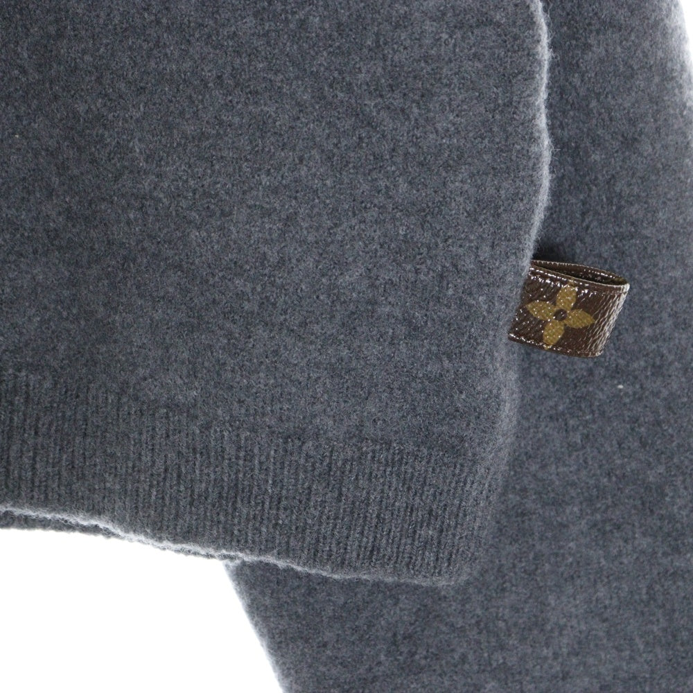 LOUIS VUITTON(ルイヴィトン) 23AW コンパクト ウール ニット クロップド カーディガン グレー レディース RW232W AMO FPKC17
