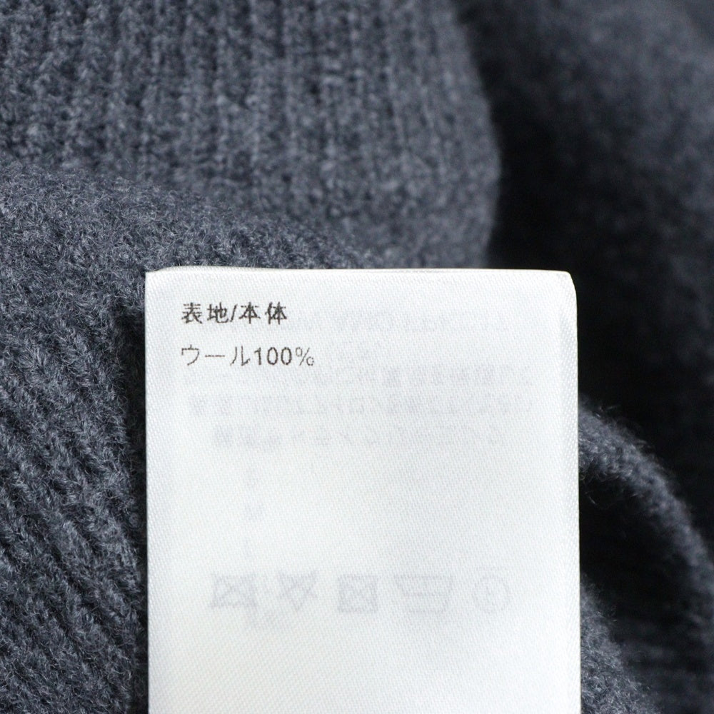 LOUIS VUITTON(ルイヴィトン) 23AW コンパクト ウール ニット クロップド カーディガン グレー レディース RW232W AMO FPKC17