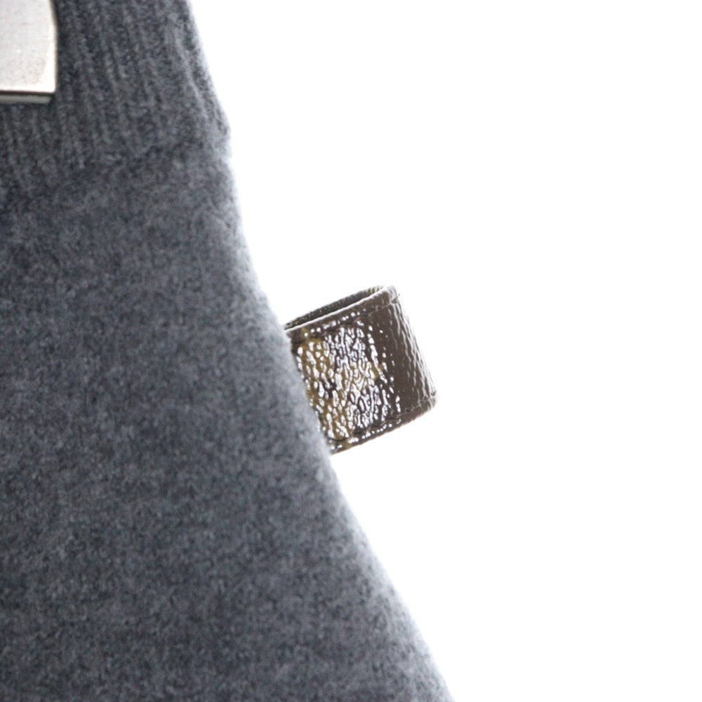 LOUIS VUITTON(ルイヴィトン) 23AW モノグラムタブ コンパクト ウール ニット スカート グレー レディース RW232W AMO FPKZ05