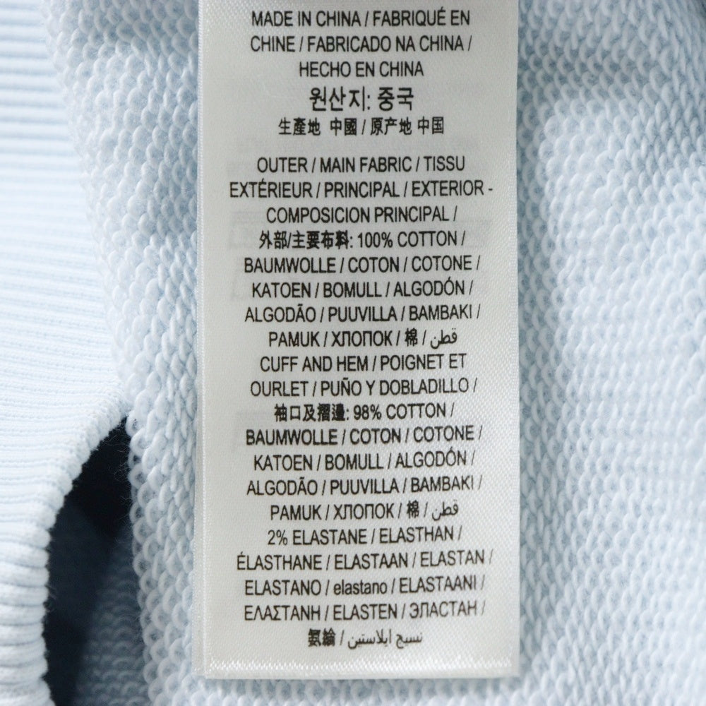 BURBERRY(バーバリー) ティッシ期 ホースフェリー ロゴプリント プルオーバースウェットパーカー フーディー ライトブルー 8040768