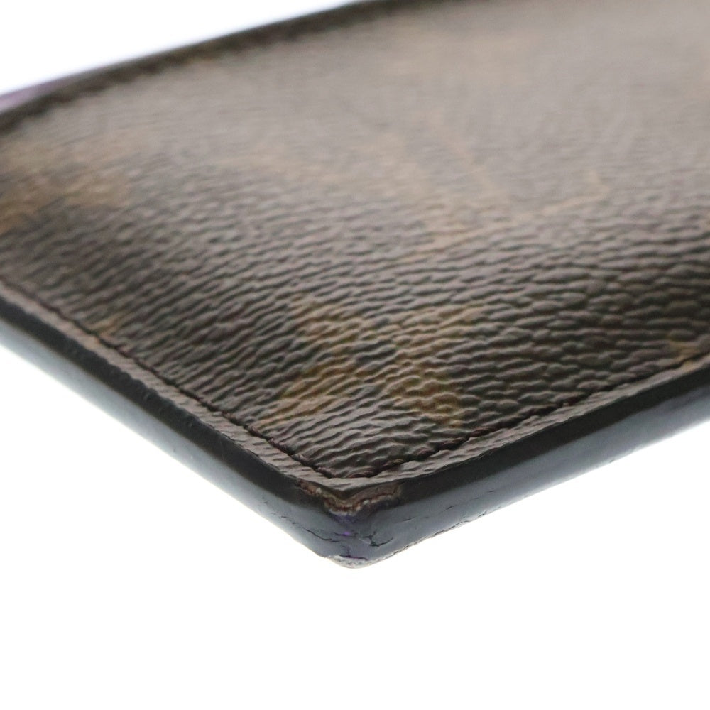 LOUIS VUITTON(ルイヴィトン) フラグメントケース モノグラム マカサー PVC レザー カードケース 小銭入れ ブラウン/パープル M82914 RFID
