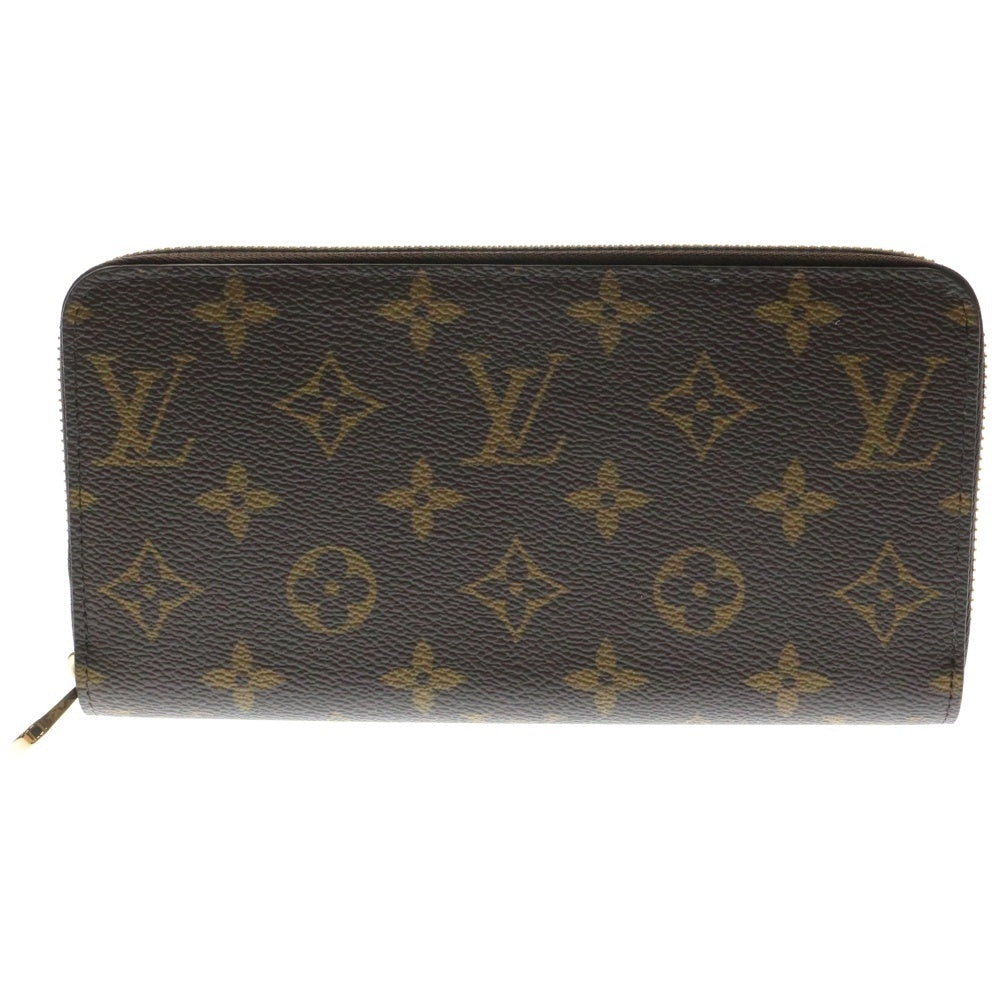 LOUIS VUITTON(ルイヴィトン) モノグラム ジッピーウォレット コクリコ ラウンドファスナー PVC レザー ロングウォレット 長財布 ブラウン M41896