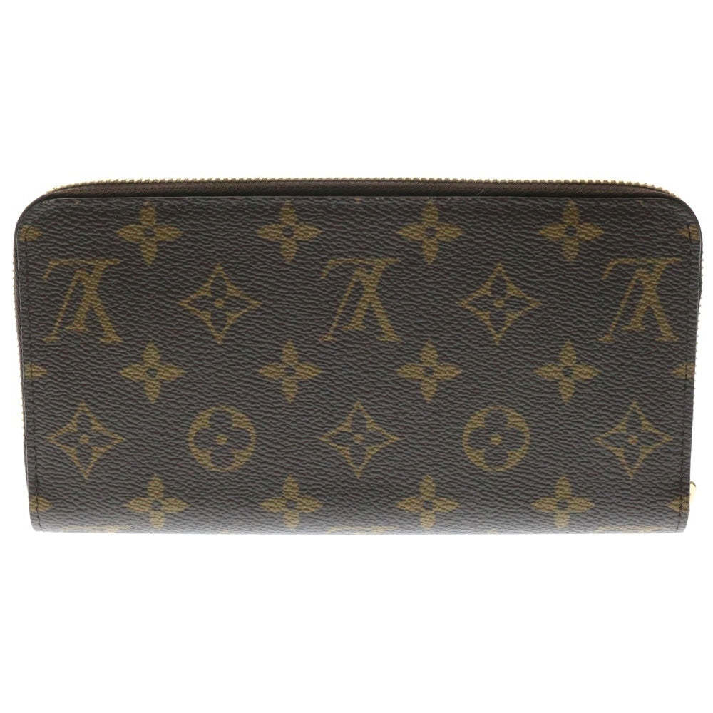 LOUIS VUITTON(ルイヴィトン) モノグラム ジッピーウォレット コクリコ ラウンドファスナー PVC レザー ロングウォレット 長財布 ブラウン M41896