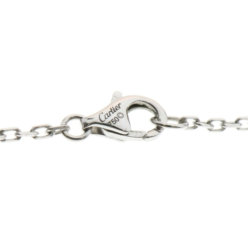 Cartier(カルティエ) Cハート パヴェ ダイヤ ネックレス Au750 K18 WG ホワイトゴールド