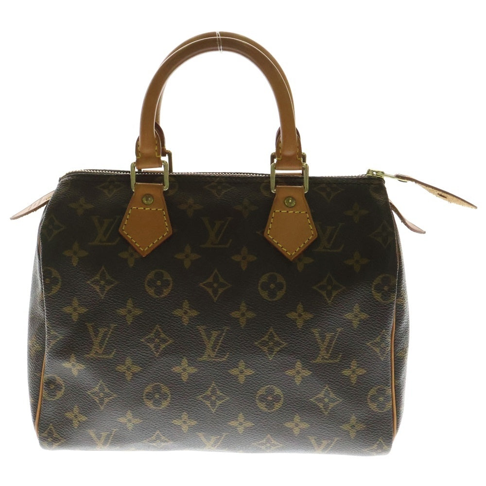 LOUIS VUITTON(ルイヴィトン) モノグラム スピーディ25 ハンドバッグ ミニボストンバッグ ゴールド金具 ブラウン PVC×レザー M41528
