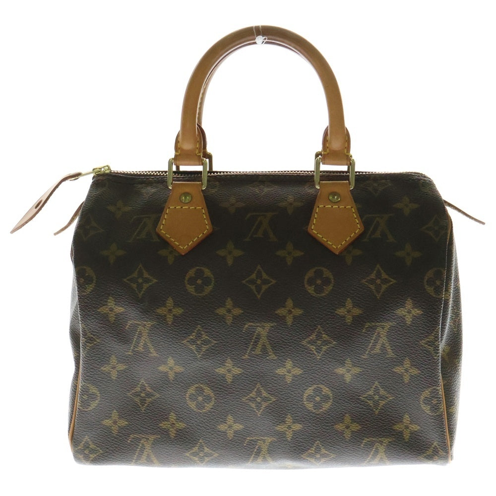 LOUIS VUITTON(ルイヴィトン) モノグラム スピーディ25 ハンドバッグ ミニボストンバッグ ゴールド金具 ブラウン PVC×レザー M41528