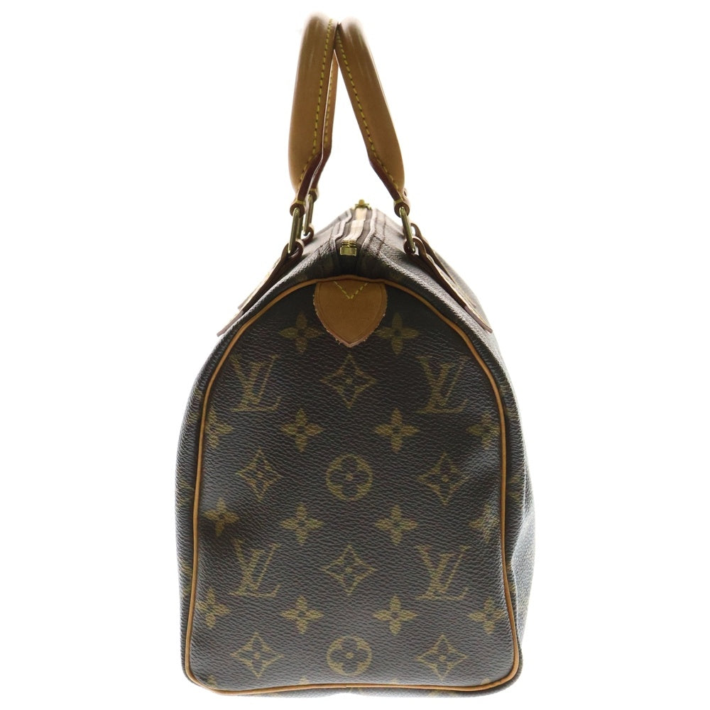 LOUIS VUITTON(ルイヴィトン) モノグラム スピーディ25 ハンドバッグ ミニボストンバッグ ゴールド金具 ブラウン PVC×レザー M41528
