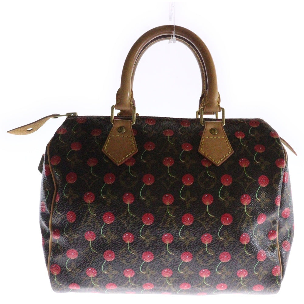 LOUIS VUITTON(ルイヴィトン) モノグラム チェリー スピーディ25 M95009 ブラウン PVC ハンドバッグ ボストンバッグ