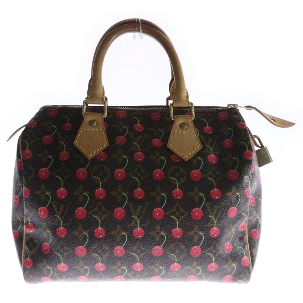 LOUIS VUITTON(ルイヴィトン) モノグラム チェリー スピーディ25 M95009 ブラウン PVC ハンドバッグ ボストンバッグ