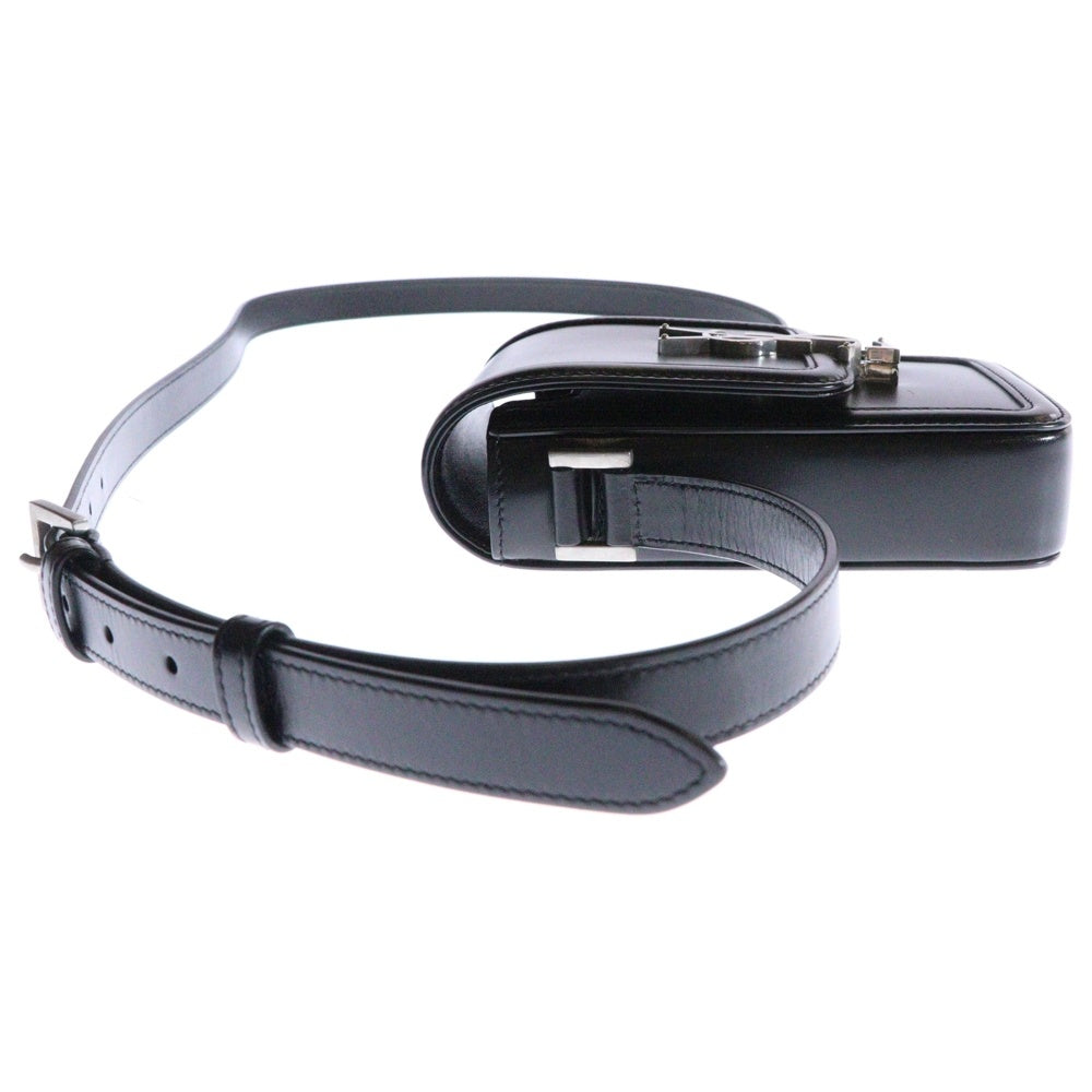 SAINT LAURENT PARIS(サンローランパリ) ソルフェリーノ ミニバッグ ショルダーバッグ ブラック レザー シルバー金具 753963