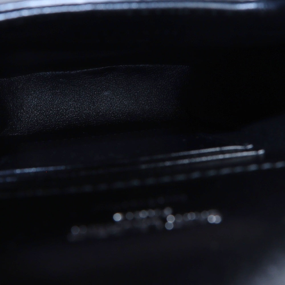 SAINT LAURENT PARIS(サンローランパリ) ソルフェリーノ ミニバッグ ショルダーバッグ ブラック レザー シルバー金具 753963