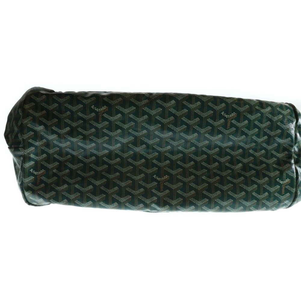 GOYARD(ゴヤール) Saint Louis GM サンルイGM ポーチ付レザートートバッグ グリーン