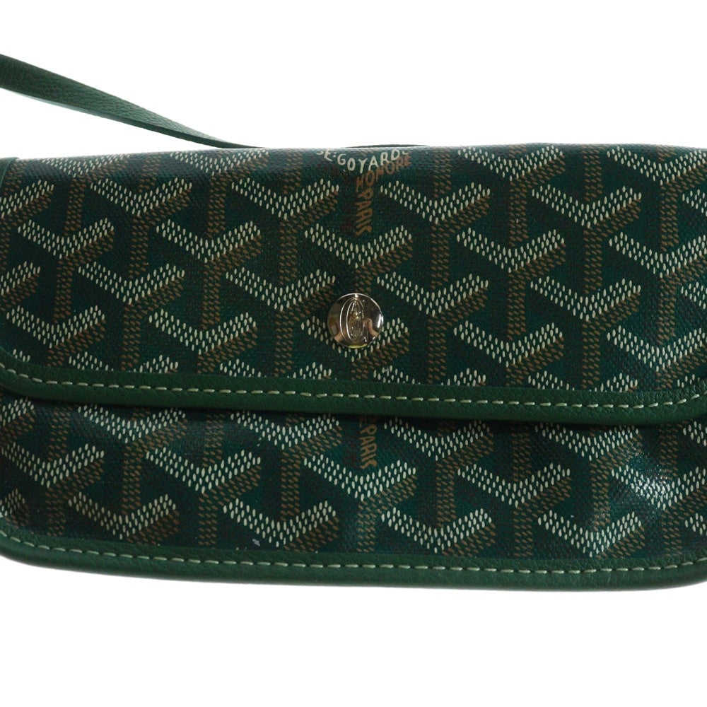 GOYARD(ゴヤール) Saint Louis GM サンルイGM ポーチ付レザートートバッグ グリーン