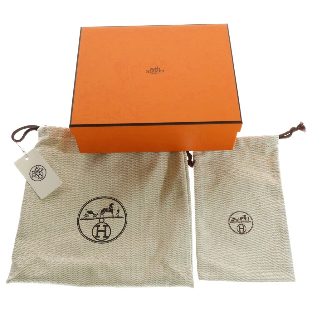 HERMES(エルメス) エブリンTPM トリヨンクレマンス Hロゴ パンチングレザー ショルダーバッグ ブラック U刻印