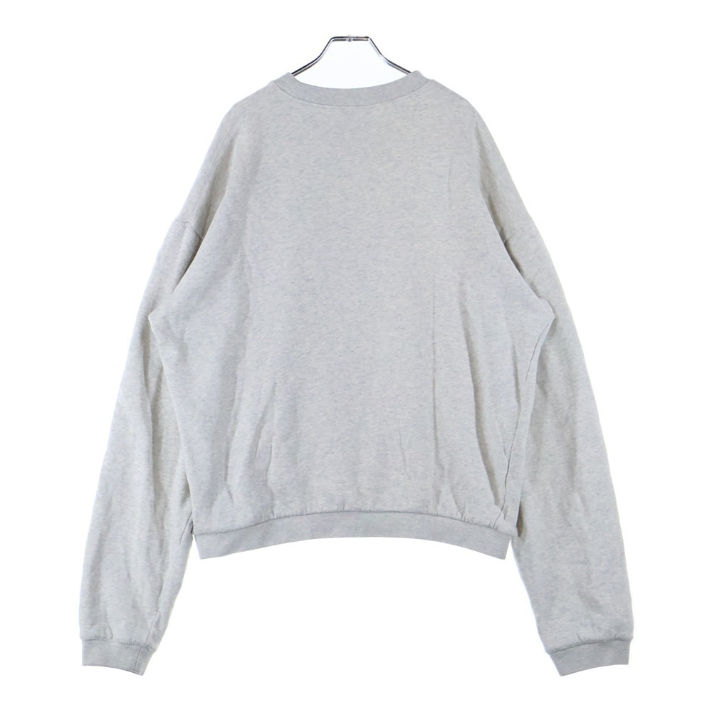 DIOR(ディオール) 23SS ×ERL イーアールエル ロゴ刺繍 クルーネック プルオーバースウェットトレーナー グレー 313J674A0815