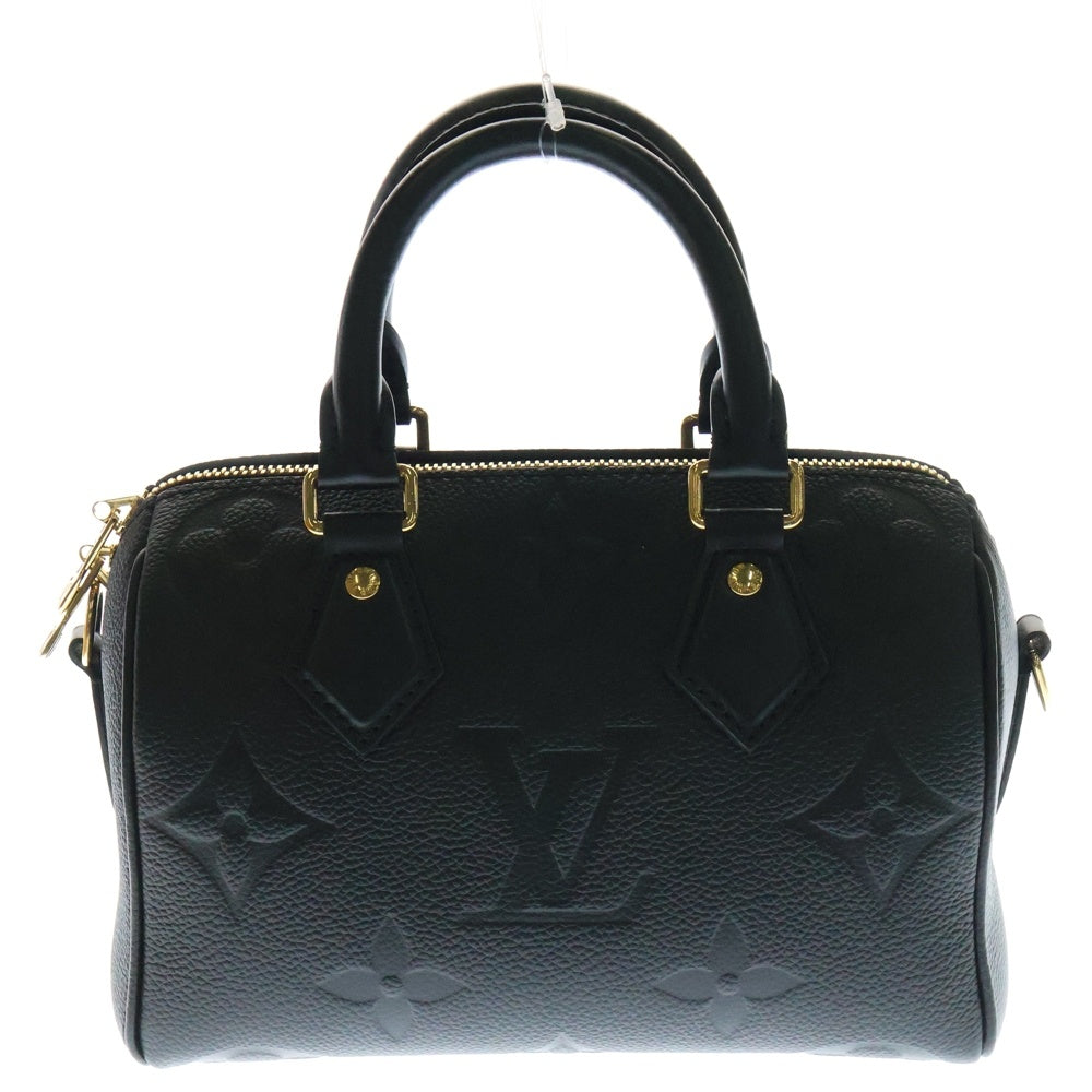LOUIS VUITTON(ルイヴィトン) スピーディ バンドリエール20 モノグラム アンプラント ノワール 2WAY ハンド チェーン ショルダーバッグ ゴールド金具 ブラック M58953