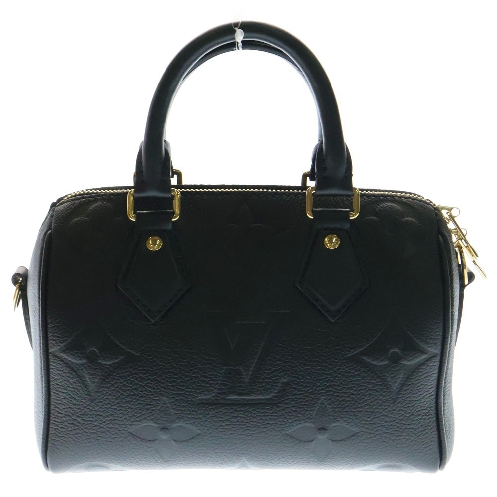 LOUIS VUITTON(ルイヴィトン) スピーディ バンドリエール20 モノグラム アンプラント ノワール 2WAY ハンド チェーン ショルダーバッグ ゴールド金具 ブラック M58953