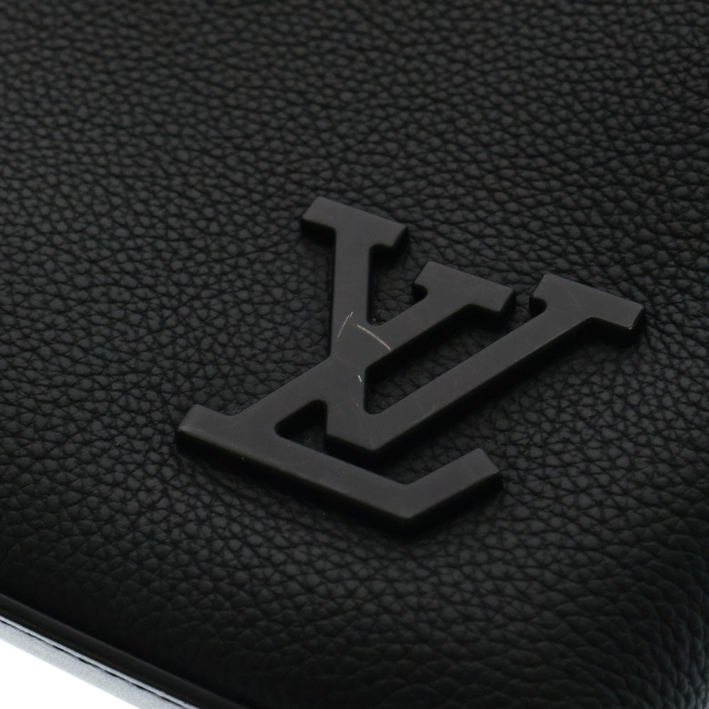 LOUIS VUITTON(ルイヴィトン) LVアエログラム ポシェット クラッチバッグ セカンドバッグ ノワール レザー M69837