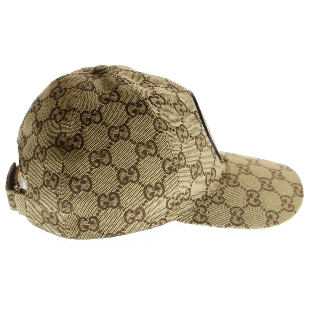GUCCI(グッチ) ベースボールキャップ GGキャンバス GGロゴ 帽子 ブラウン×ベージュ 576253