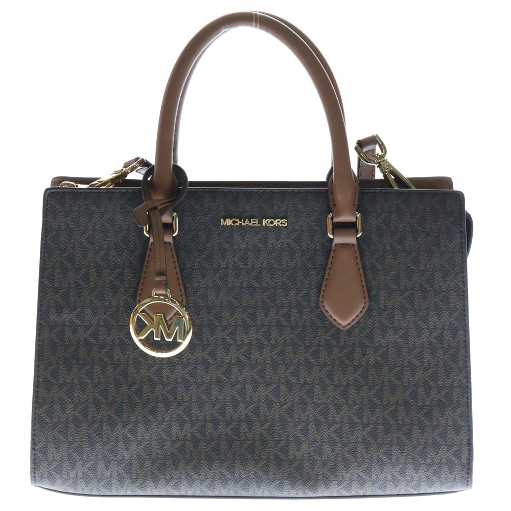 MICHAEL KORS(マイケルコース) シグネチャー 2wayバッグ ハンドバッグ ショルダーバッグ ブラウン レザー ゴールド金具 35S3G6HS2B