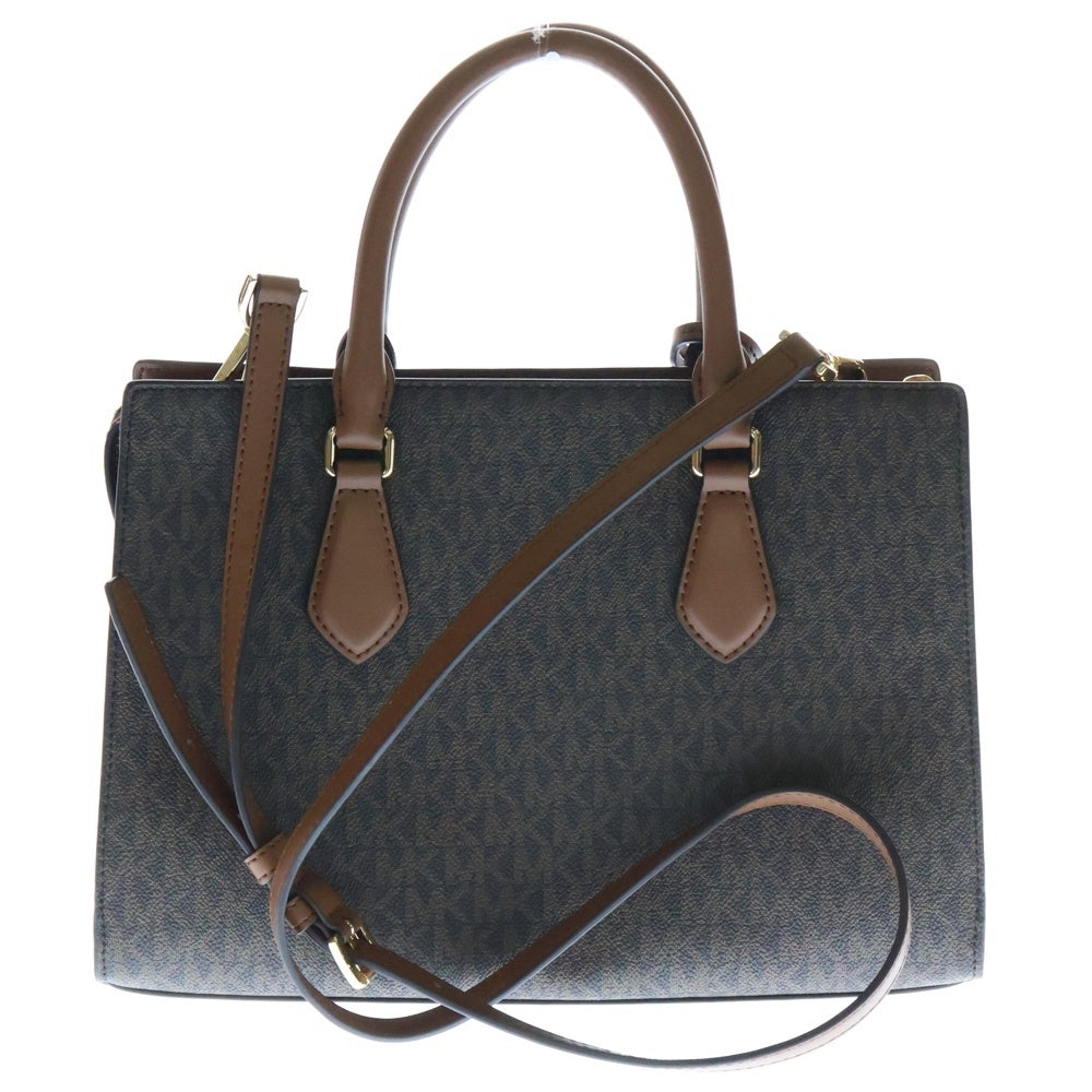 MICHAEL KORS(マイケルコース) シグネチャー 2wayバッグ ハンドバッグ ショルダーバッグ ブラウン レザー ゴールド金具 35S3G6HS2B
