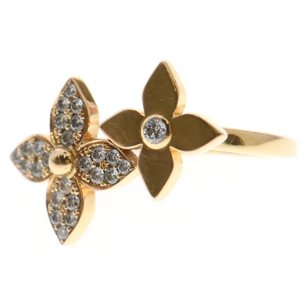 LOUIS VUITTON(ルイヴィトン) バーグ スターブロッサム ダブル モノグラム 25PD ダイヤリング 指輪 ピンクゴールド Q9L25D