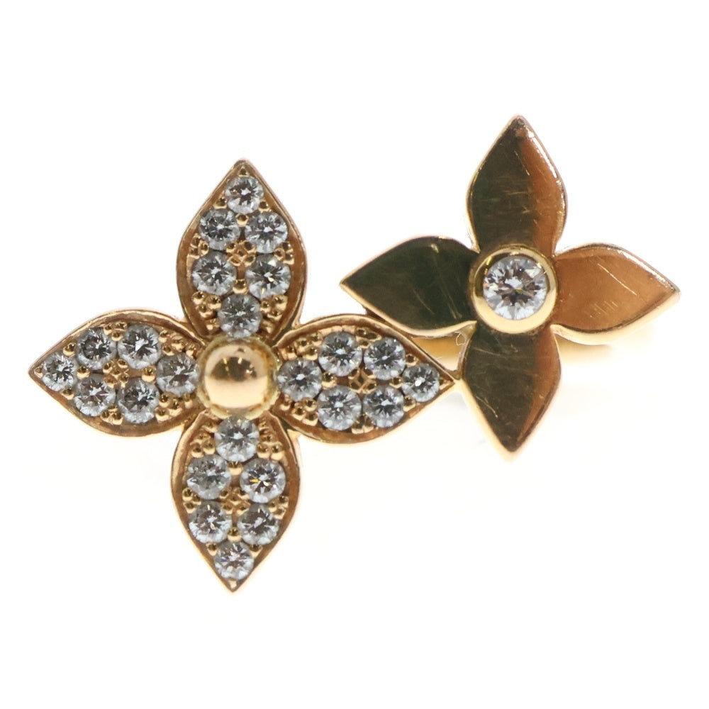 LOUIS VUITTON(ルイヴィトン) バーグ スターブロッサム ダブル モノグラム 25PD ダイヤリング 指輪 ピンクゴールド Q9L25D