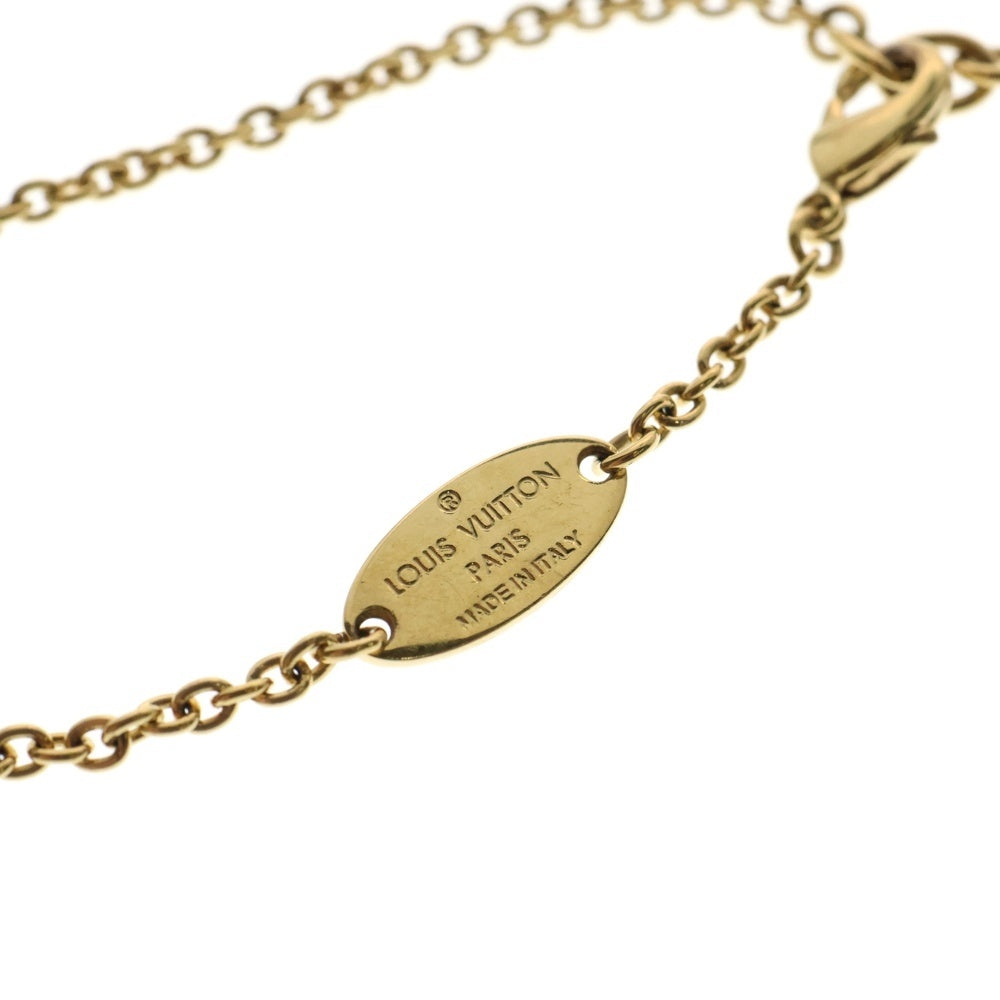LOUIS VUITTON(ルイヴィトン) モノグラム LVアイコニック フラワーモチーフ ブレスレット ゴールド M00587