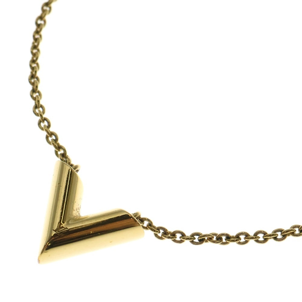 ルイヴィトン エセンシャルV ゴールド ネックレス M61083 LOUIS VUITTON(ルイヴィトン) エセンシャル Vネックレス