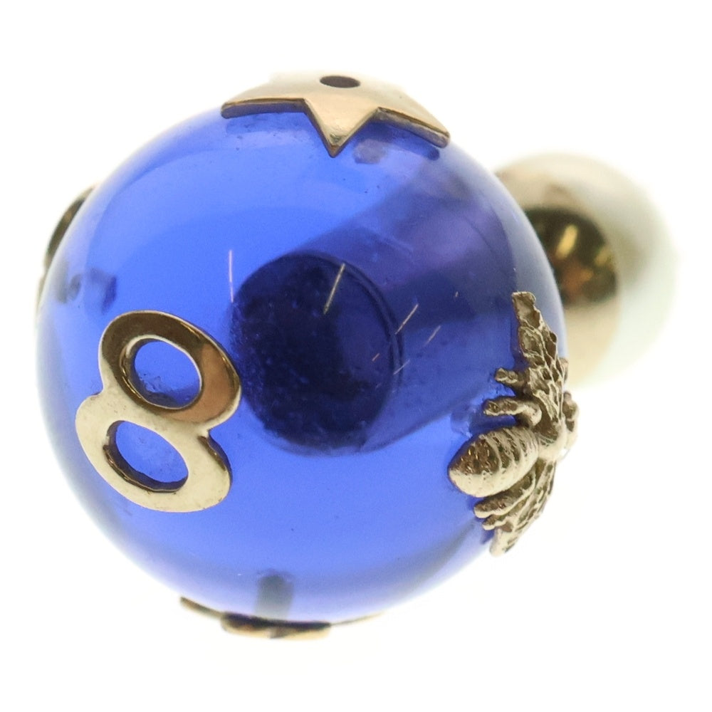 Christian Dior(クリスチャンディオール) ピアス レジンパール 片耳 イヤーアクセサリー ブルー