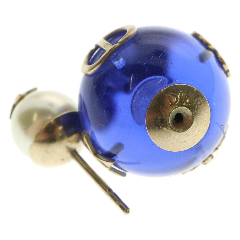 Christian Dior(クリスチャンディオール) ピアス レジンパール 片耳 イヤーアクセサリー ブルー