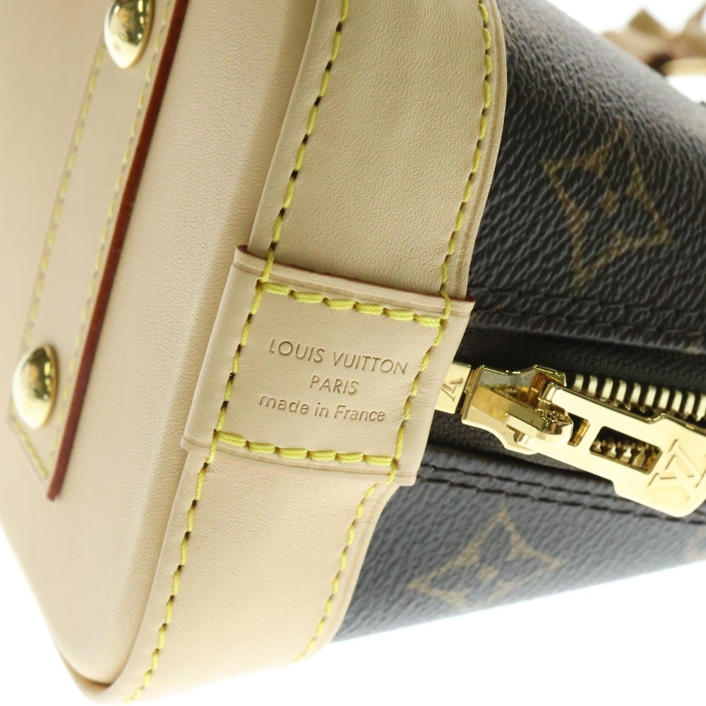 LOUIS VUITTON(ルイヴィトン) モノグラム アルマBB 2WAYバッグ ショルダーバッグ ハンドバッグ ブラウン ゴールド金具 M46990