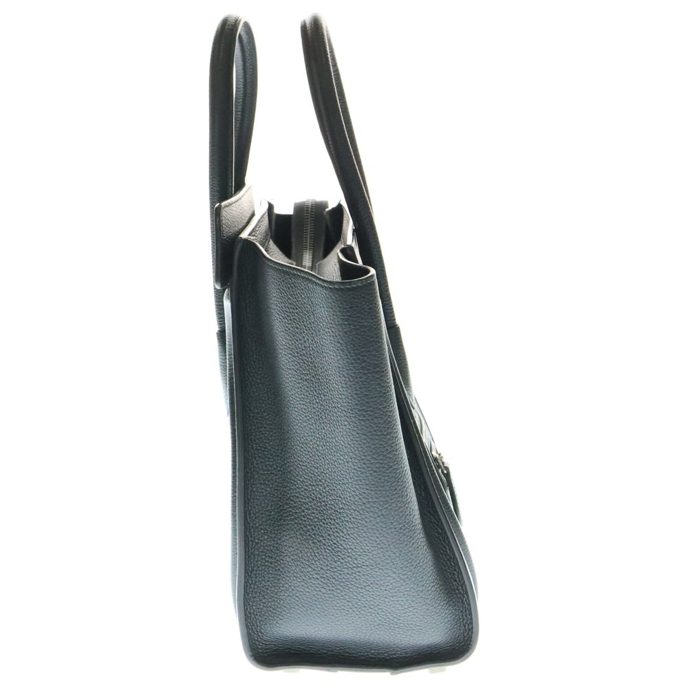 CELINE(セリーヌ) ラゲージ マイクロ トートバッグ ハンドバッグ ブラック レザー