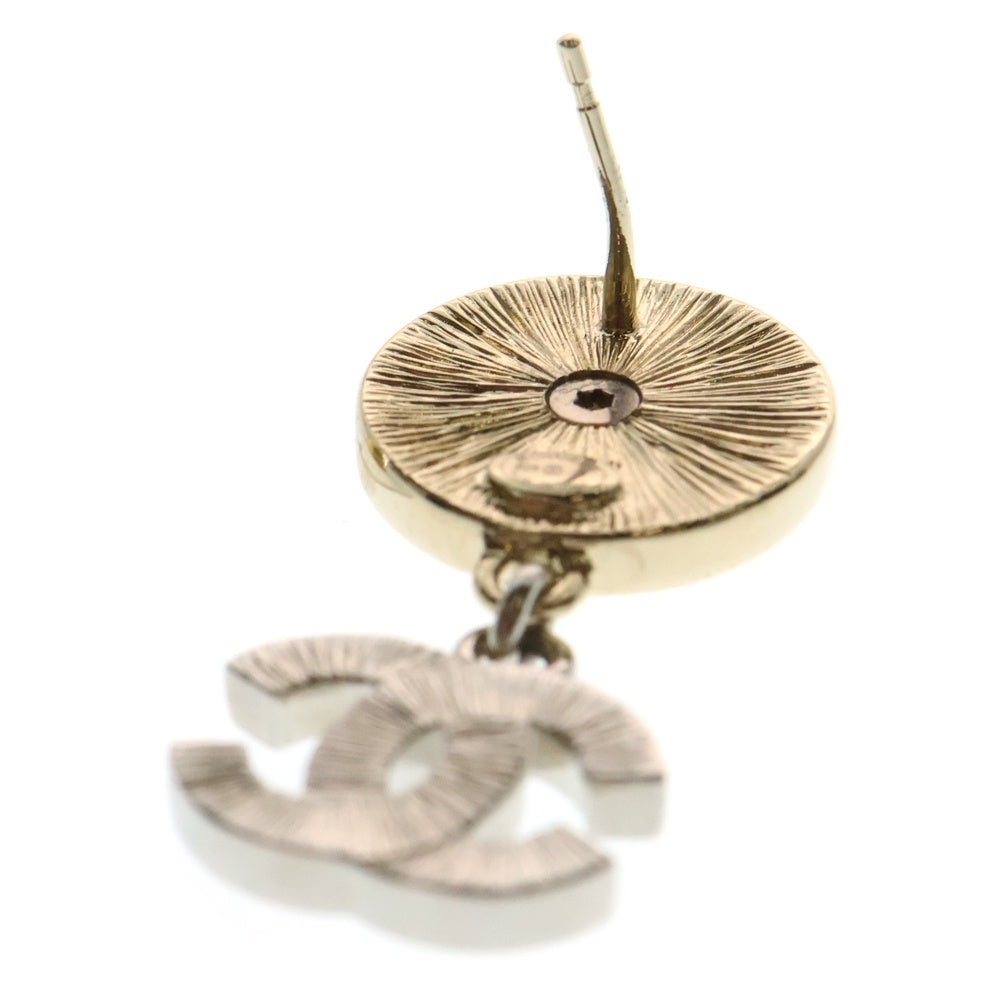 CHANEL(シャネル) ココマーク ラインストーンピアス イヤーアクセサリー シャンパンゴールド B25A