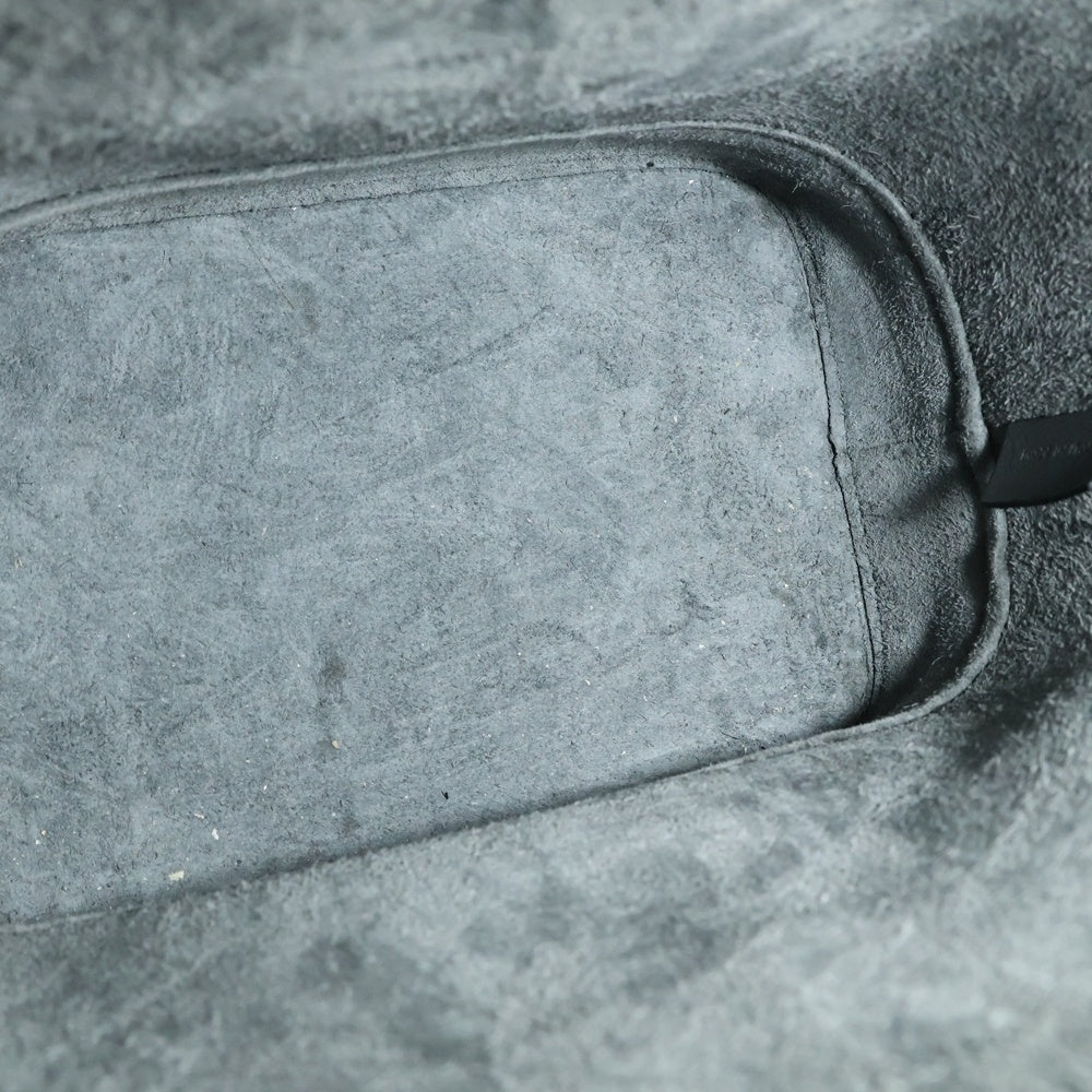 CELINE(セリーヌ) キュイルトリオンフ スモールバケット レザーショルダーバッグ グレー レディース