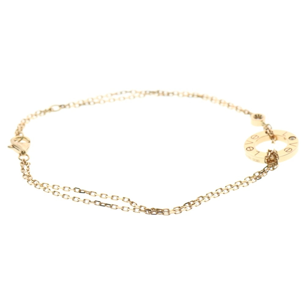 Cartier(カルティエ) ラブサークル 2Pダイヤモンド ブレスレット ピンクゴールド Au750PG ジュエリー アクセサリー