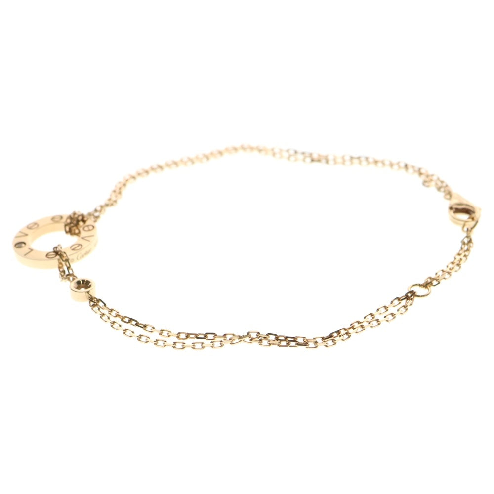 Cartier(カルティエ) ラブサークル 2Pダイヤモンド ブレスレット ピンクゴールド Au750PG ジュエリー アクセサリー