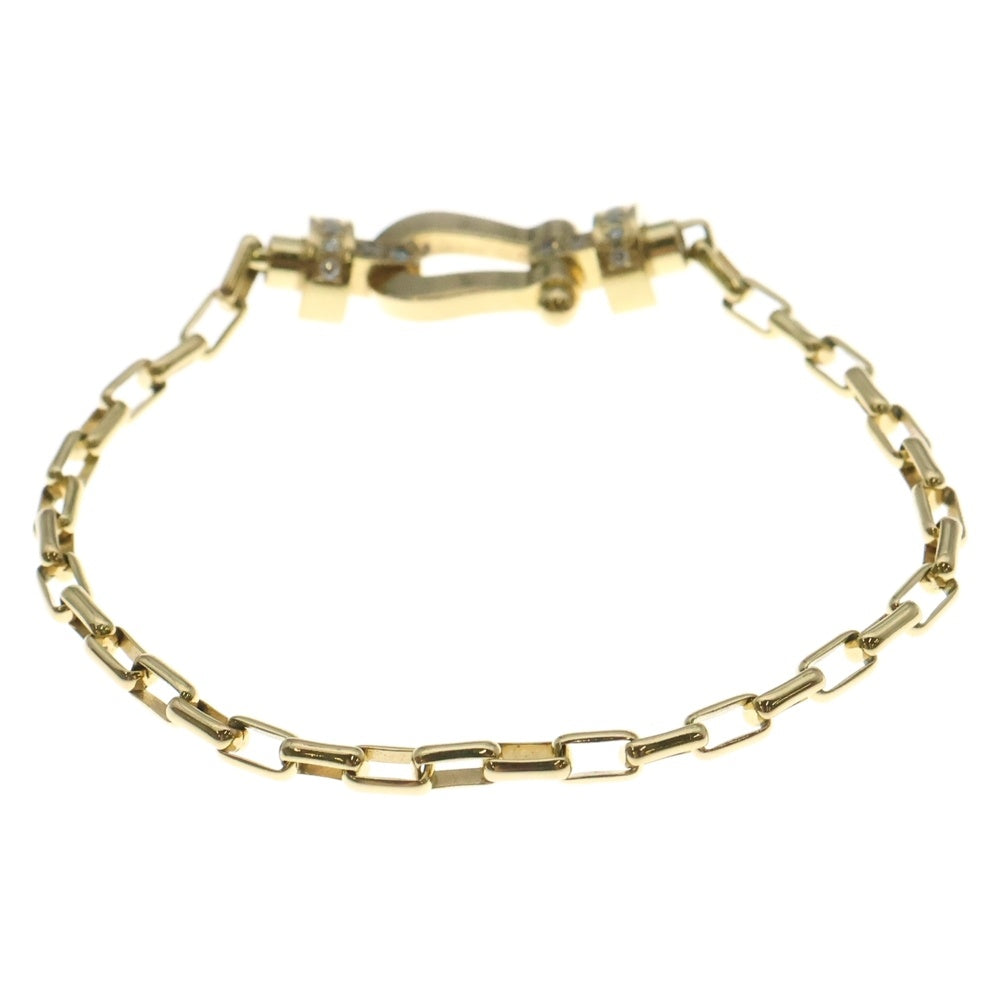 FRED(フレッド) フォース10 ミディアム ハーフダイヤモンド イエローゴールド Au750YG #14 ジュエリー アクセサリー