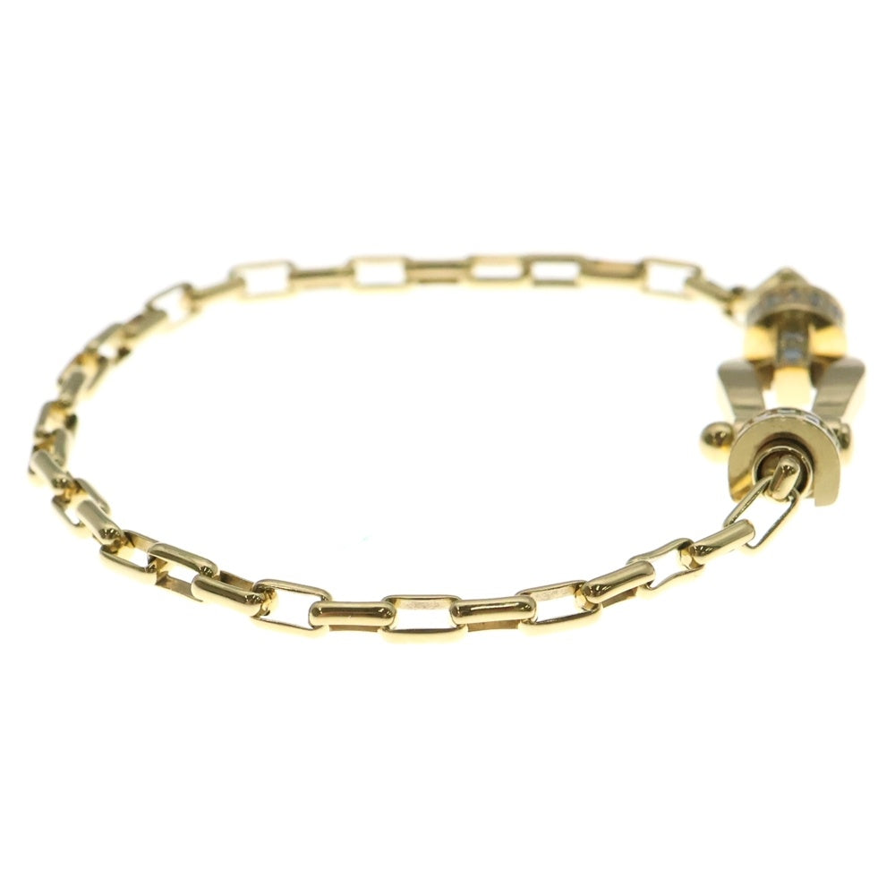 FRED(フレッド) フォース10 ミディアム ハーフダイヤモンド イエローゴールド Au750YG #14 ジュエリー アクセサリー