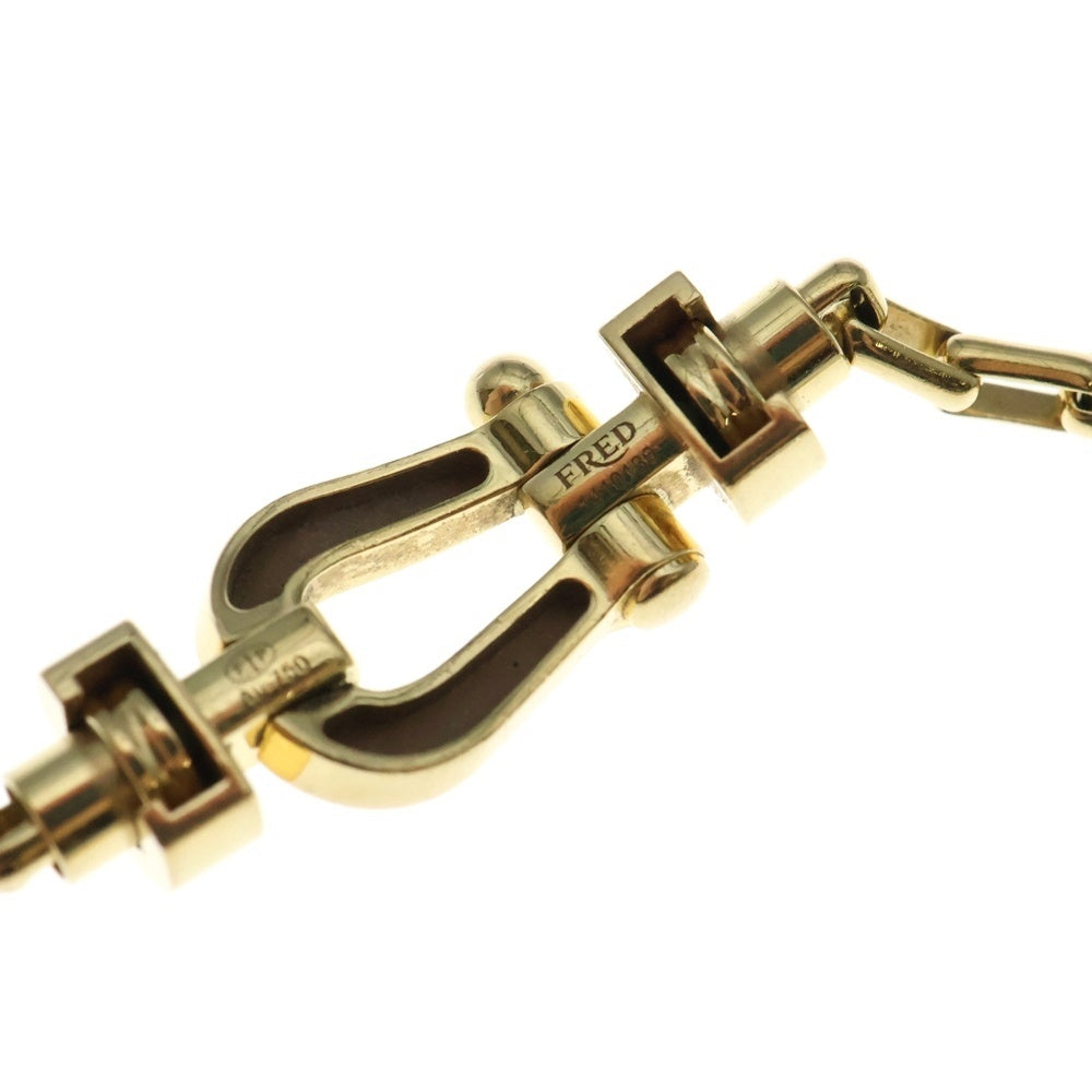 FRED(フレッド) フォース10 ミディアム ハーフダイヤモンド イエローゴールド Au750YG #14 ジュエリー アクセサリー