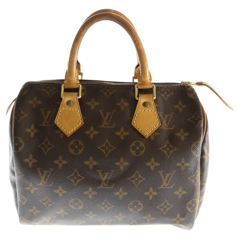LOUIS VUITTON(ルイヴィトン) モノグラム スピーディー25 ボストンバッグ ハンドバッグ ブラウン PVCレザー M41528