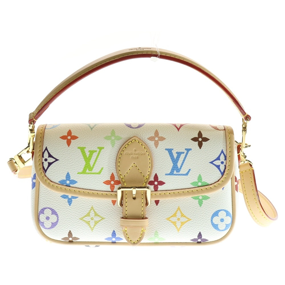 LOUIS VUITTON(ルイヴィトン) モノグラム ナノディアヌ 2WAY レザーハンドバッグ ショルダーバッグ マルチカラー レディース M14194