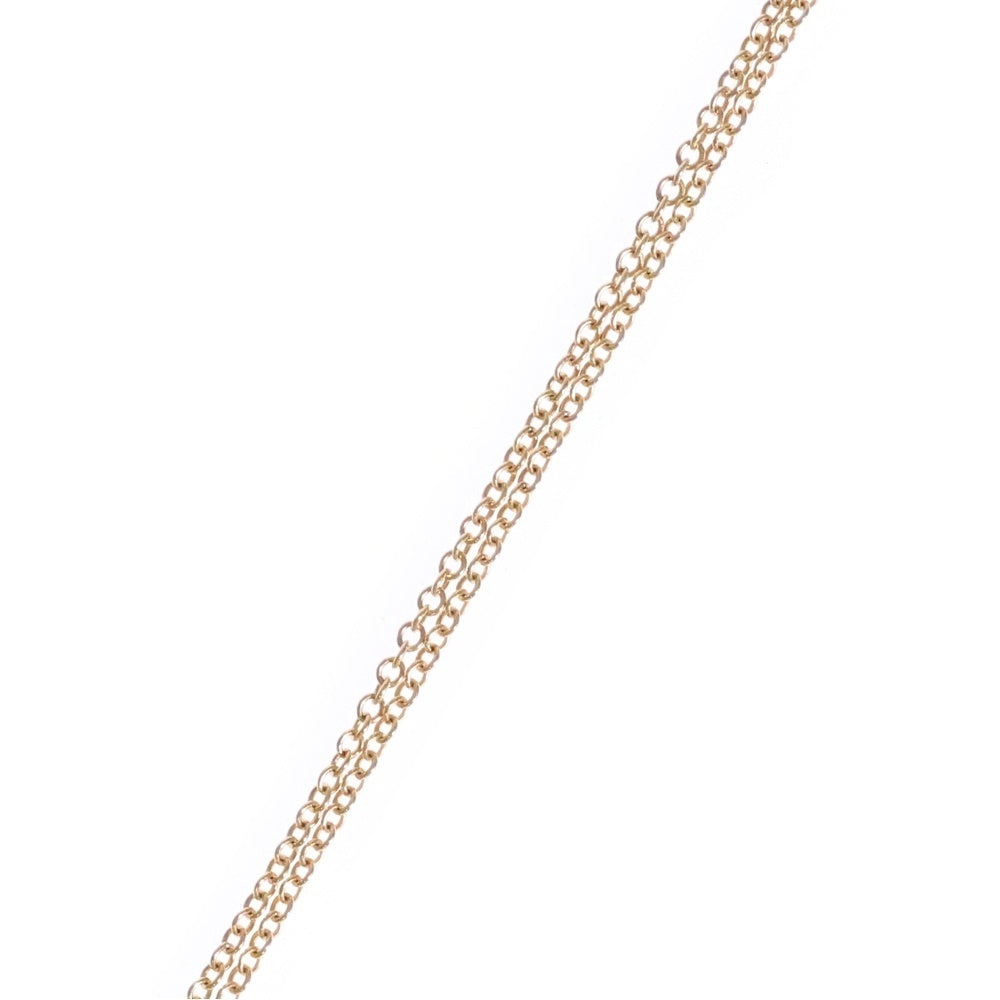 TIFFANY&Co(ティファニー) Tスマイル ネックレス スモール ペンダント チェーン ピンクゴールド Au750 2.9g